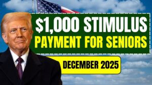 $1,000 Stimulus Payment for Seniors – December 2025 Full Payment Schedule